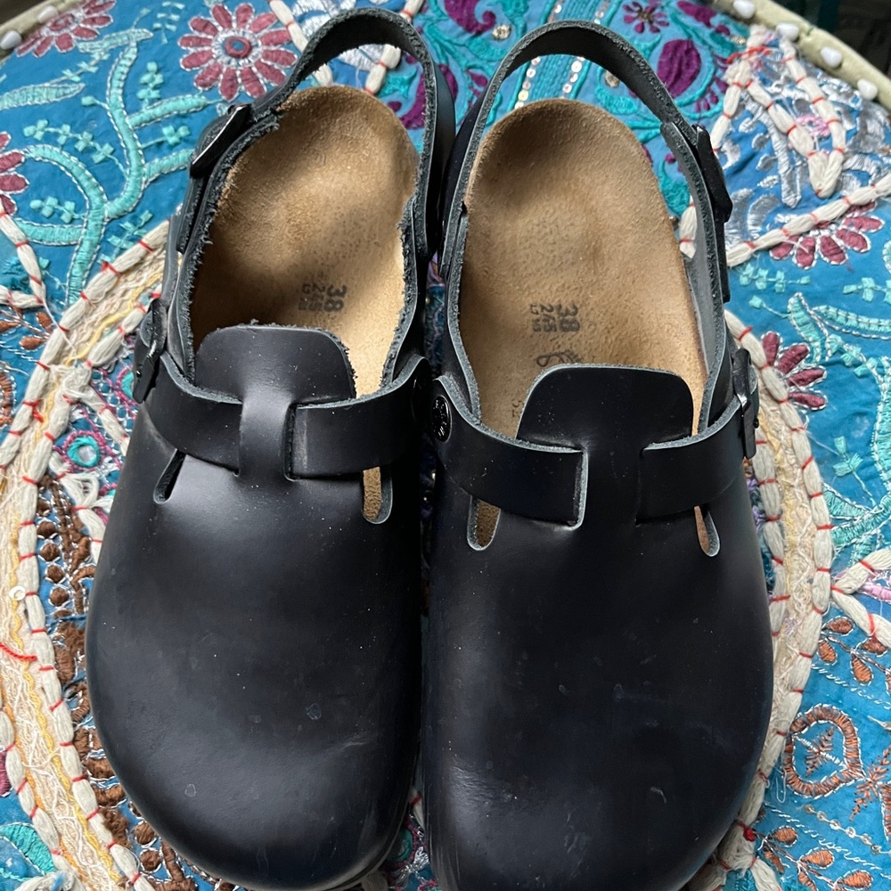 Birkenstock Tokio supergrip black 38 like new